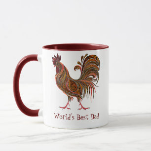 Die Rooster Farm Chicken World ist der beste Vater Tasse