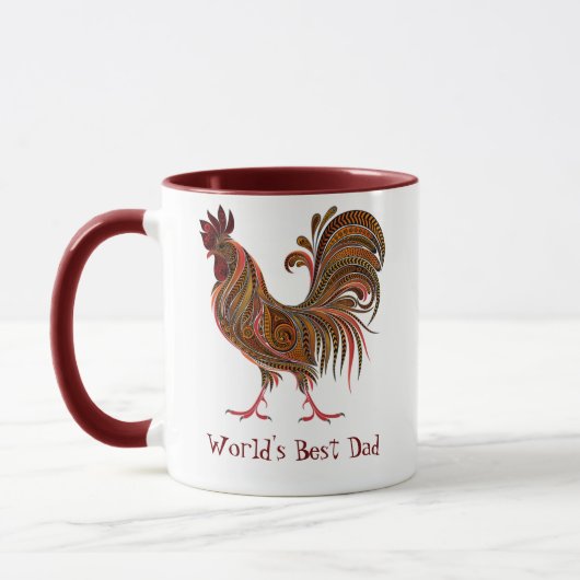 Die Rooster Farm Chicken World ist der beste Vater Tasse (Links)