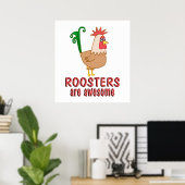 Die Rooster sind Phantastisch Poster (Heimbüro)