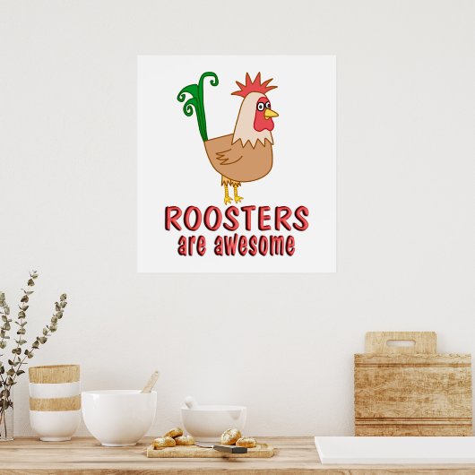Die Rooster sind Phantastisch Poster (Küche)