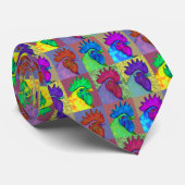 Die Rooster sind wild geworden! Krawatte (Gerollt)