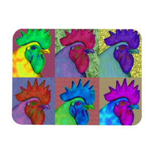 Die Rooster sind wild geworden! Magnet