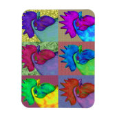 Die Rooster sind wild geworden! Magnet (Vertikal)