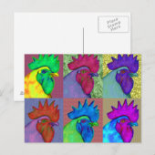 Die Rooster sind wild geworden! Postkarte (Vorne/Hinten)