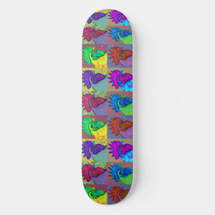 Die Rooster sind wild geworden! Skateboard