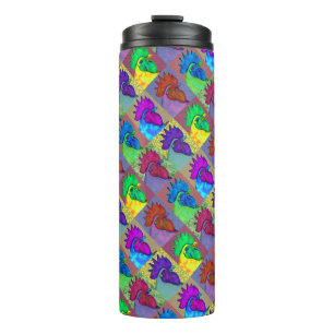 Die Rooster sind wild geworden! Thermosbecher