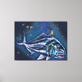 Die Roosterfish, Baja California Canvas Print Leinwanddruck (Vorderseite)