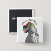 Die Roots-Lapel-Taste übernehmen Button (Vorne & Hinten)