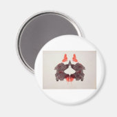 Die Rorschach-Prüffarbenblöcke Plate 2 zwei Mensch Magnet (Vorderseite/Rückseite)