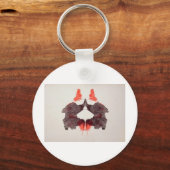 Die Rorschach-Prüffarbenblöcke Plate 2 zwei Mensch Schlüsselanhänger (Vorderseite)
