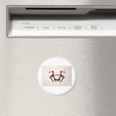 Die Rorschach-Prüffarbenblöcke Plate 3 Zwei Mensch Magnet (In Situ (Geschirrspüler))
