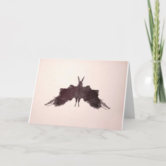 Die Rorschach-Prüffarbenplatte 5-Bat Moth Karte (Vorderseite)
