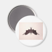 Die Rorschach-Prüffarbenplatte 5-Bat Moth Magnet (Vorderseite/Rückseite)