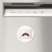Die Rorschach-Prüffarbenplatte 5-Bat Moth Magnet (In Situ (Geschirrspüler))