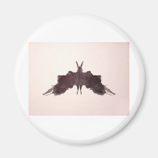 Die Rorschach-Prüffarbenplatte 5-Bat Moth Magnet (Vorne)