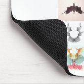 Die Rorschach Test-Tinte befleckt allen 10 Teller Mousepad (Ecke)