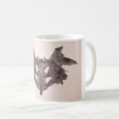Die Rorschach Test-Tinte befleckt Schläger der Kaffeetasse (VorderseiteRechts)