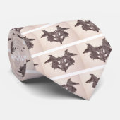 Die Rorschach Test-Tinte befleckt Schläger der Krawatte (Gerollt)