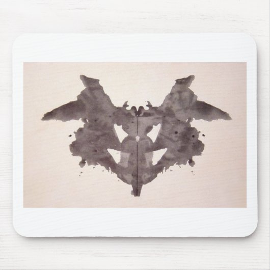 Die Rorschach Test-Tinte befleckt Schläger der Mousepad (Vorne)