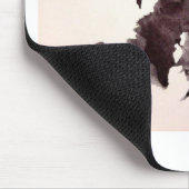 Die Rorschach Test-Tinte befleckt Tierhaut der Mousepad (Ecke)