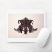 Die Rorschach Test-Tinte befleckt Tierhaut der Mousepad (Mit Mouse)