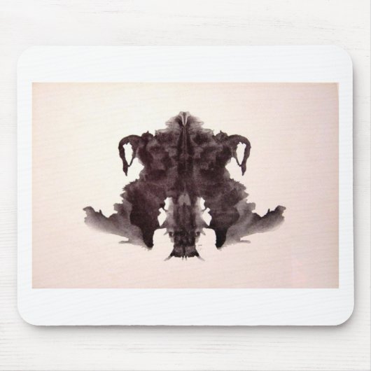 Die Rorschach Test-Tinte befleckt Tierhaut der Mousepad (Vorne)