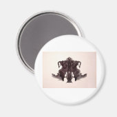 Die Rorschach-Testfarben Blocks Plate 4 Tierhaut Magnet (Vorderseite/Rückseite)