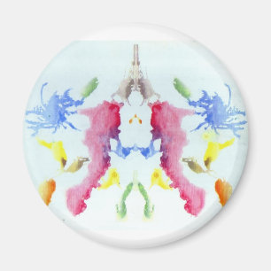 Die Rorschach Testfarbenplatte 10 Crab Hummer Magnet
