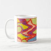 Die rosa Augen-Tasse Kaffeetasse (Links)