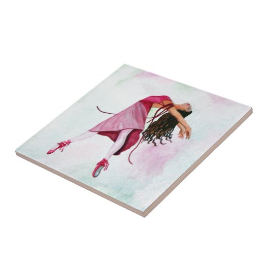 Die rosa Ballerina Fliese (Seite)