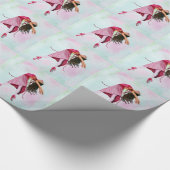 Die rosa Ballerina Geschenkpapier (Ecke)