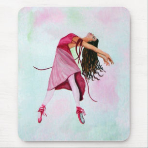 Die rosa Ballerina Mousepad