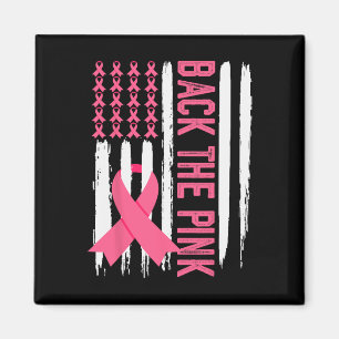 Die rosa Brustkrebs-Bewusstseins-Flagge Kleinkind Magnet