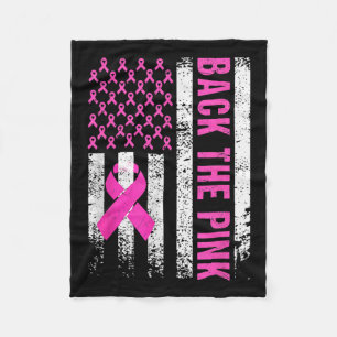 Die rosa Brustkrebserklärungsmarke "Kinderkind Wom Fleecedecke