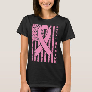 Die rosa Brustkrebserklärungsmarke "Kinderkind Wom T-Shirt