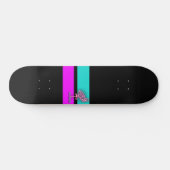 Die rosa Flamingo Skateboard (Horizontal)