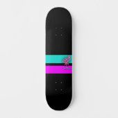 Die rosa Flamingo Skateboard (Vorderseite)