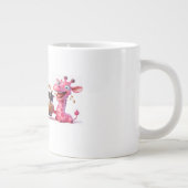 Die rosa Giraffe Jumbo-Tasse (Rechts)
