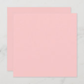 Die rosa Hintergrundfarbe der Farbe wird durch die Einladung (Vorne/Hinten)