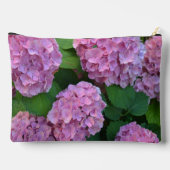 Die rosa Hortensia-Hydrangea-Blume Zubehörtasche (Rückseite)