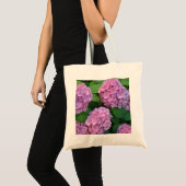 Die rosa Hortensie Hydrangea Tragetasche (Vorderseite (Produkt))
