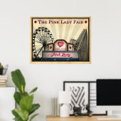 Die rosa Lady® Fair Poster (Heimbüro)
