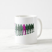 Die rosa Marinekaffeetasse Kaffeetasse (VorderseiteRechts)