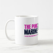 Die rosa Marinekaffeetasse Kaffeetasse (Links)