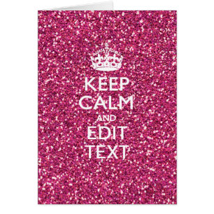 Die rosa personalisierte Rose BEHALTEN RUHE UND