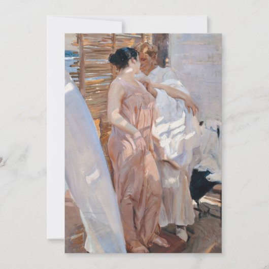 Die rosa Robe nach dem Tod | Joaquín Sorolla (Vorderseite)