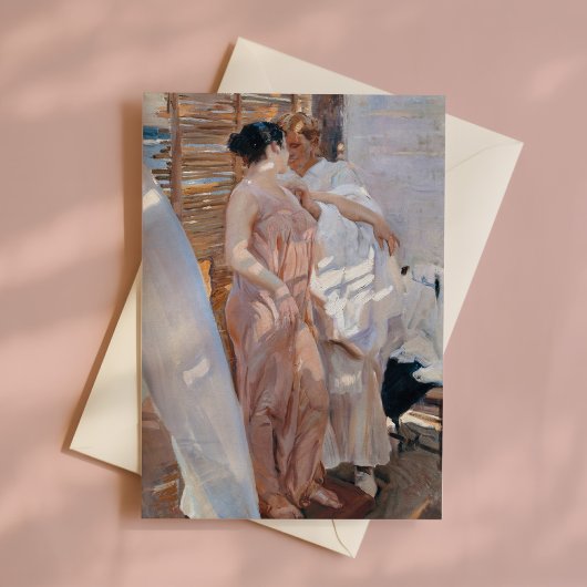Die rosa Robe nach dem Tod | Joaquín Sorolla Karte