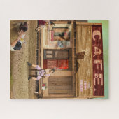 Die rosa Schlange Puzzle (Horizontal)