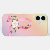 Die rosa Schleife mit Efeu Case-Mate iPhone Hülle (Rückseite (Horizontal))