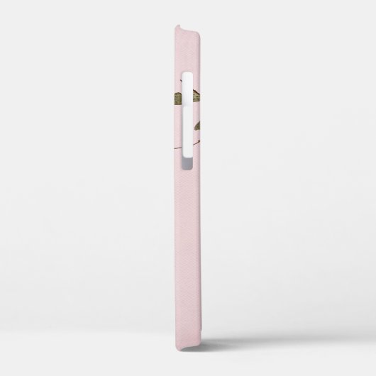 Die rosa Schleife mit Efeu Case-Mate iPhone Hülle (Rückseite / Links)